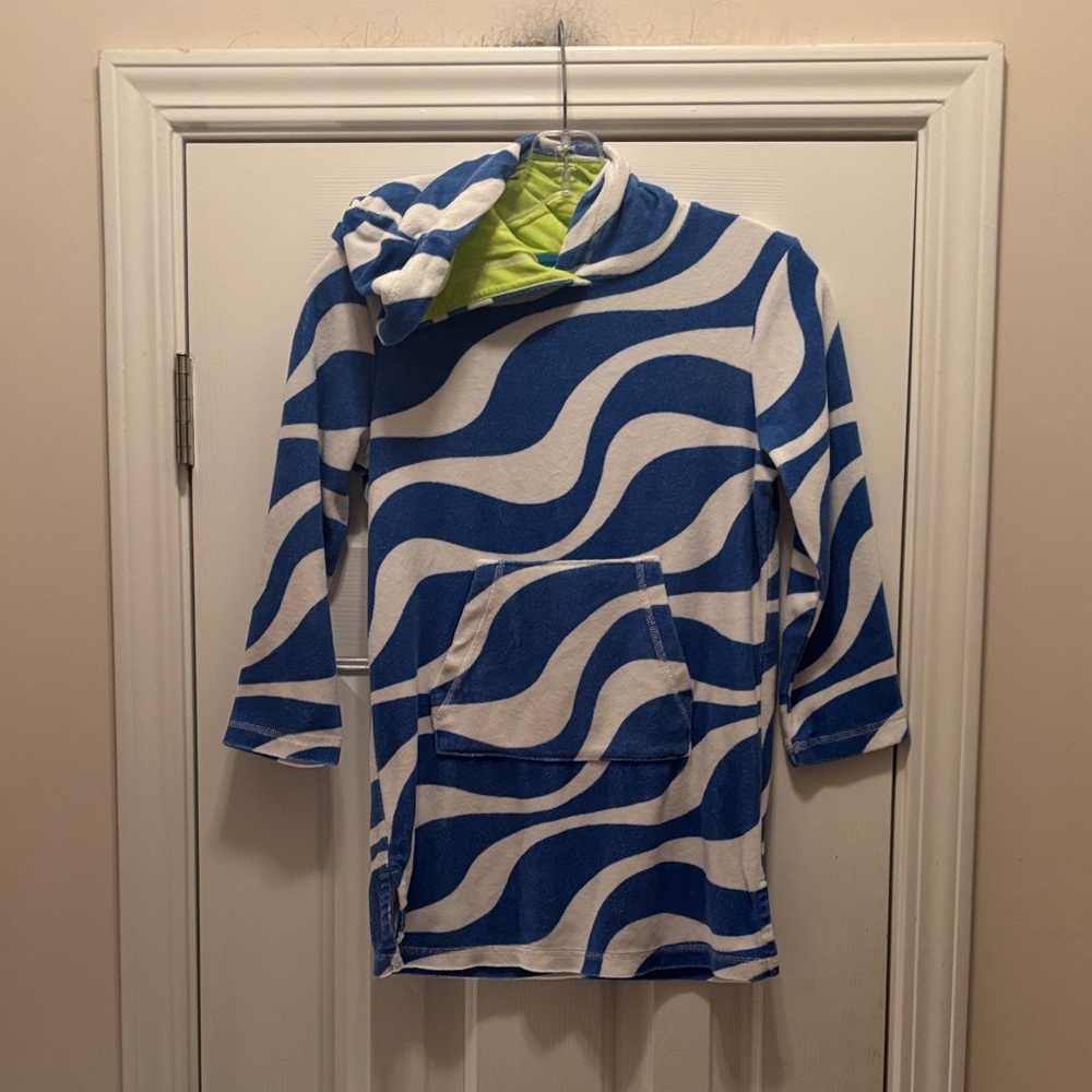 Boden Green and Blue bathing suit coverup